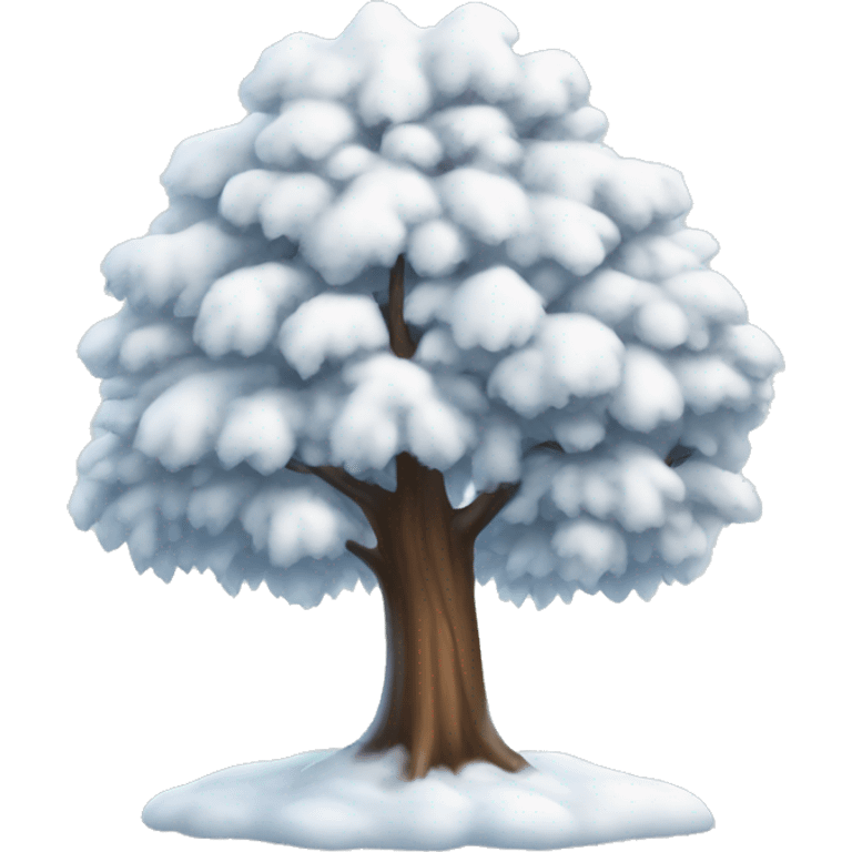 snow tree emoji