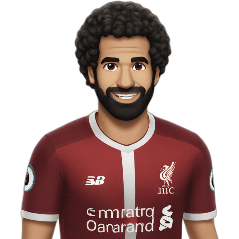 mohamed salah fottballer emoji