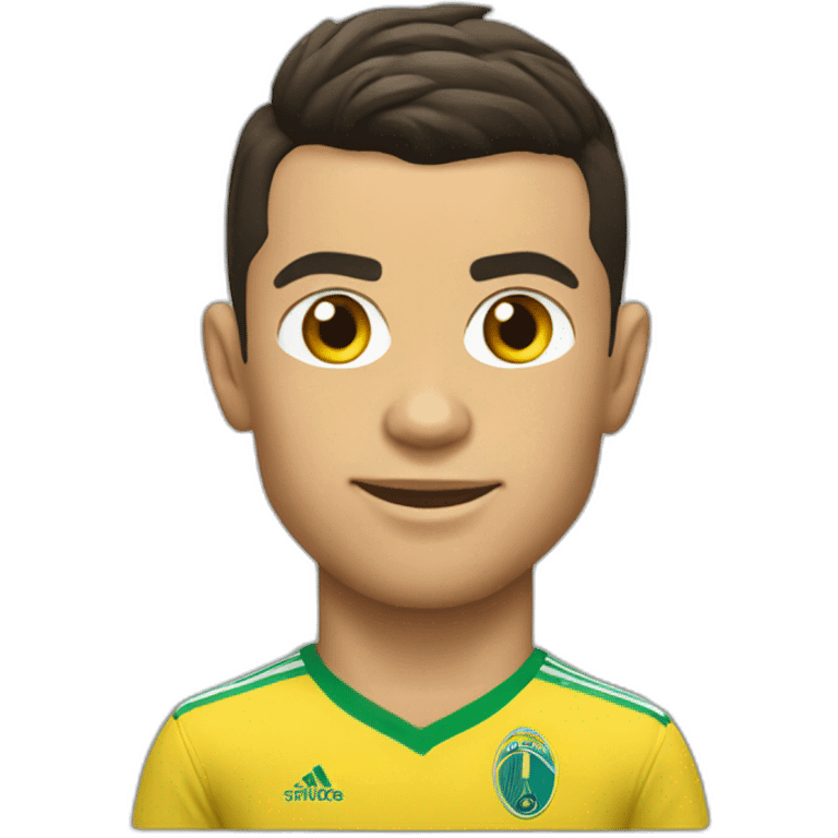 Cristiano ronaldo in All-nassr shirt emoji