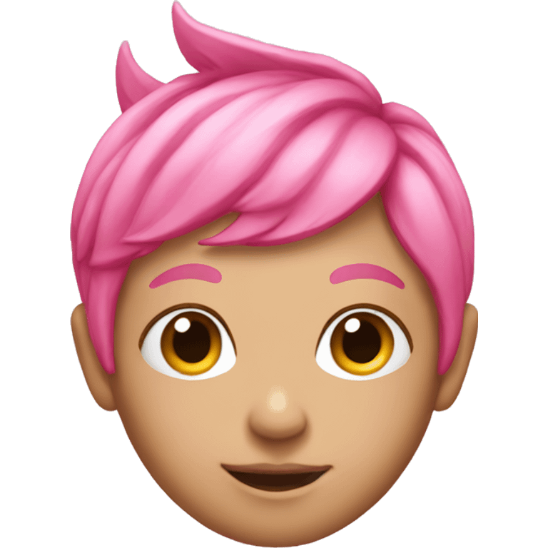 Pink pixie emoji