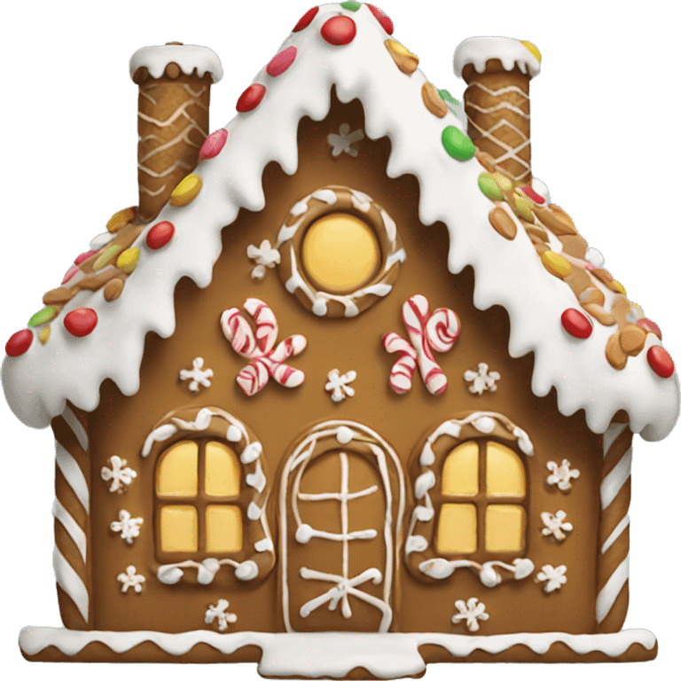 gingerbread house  emoji