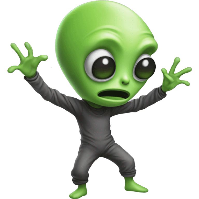 alien dab emoji