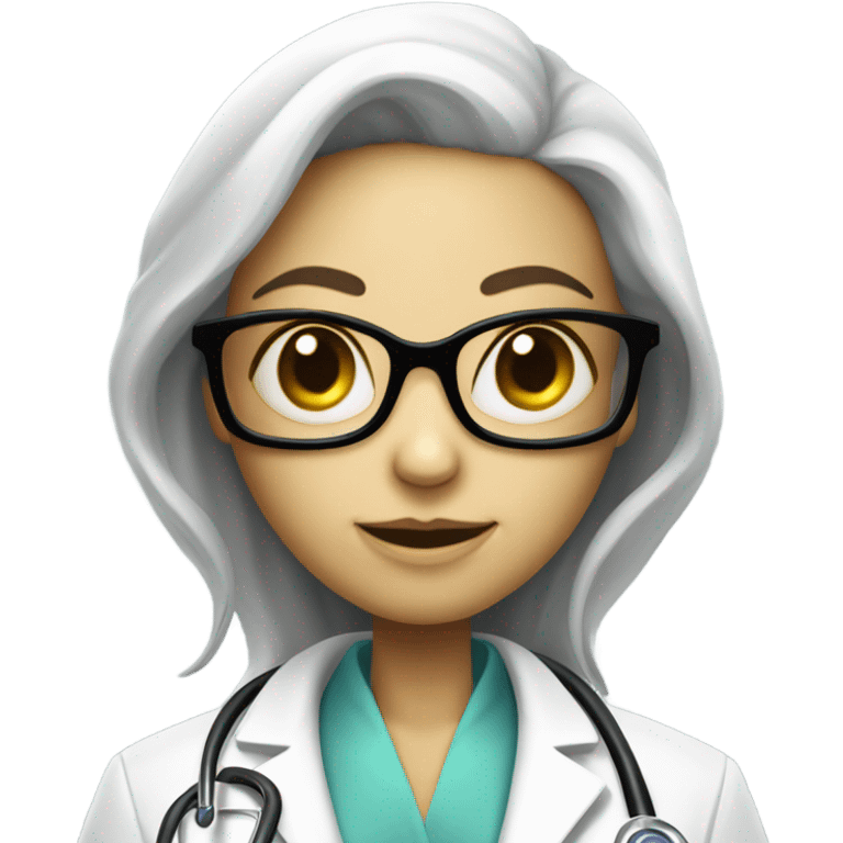 Reptilian alien woman, is a doctor emoji