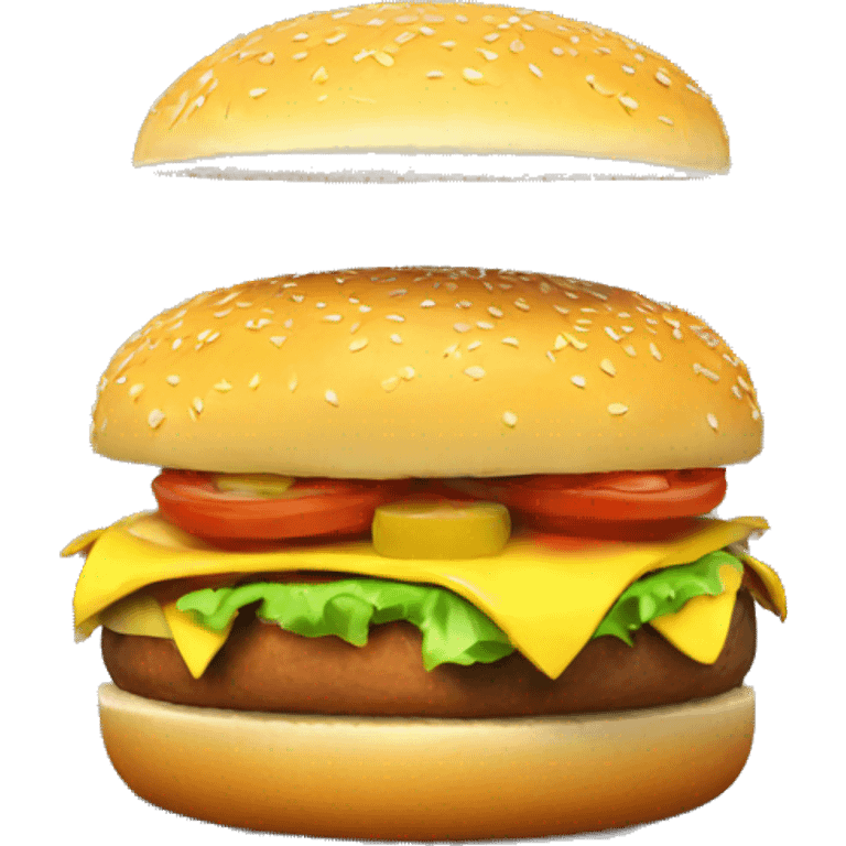 burger 3d emoji