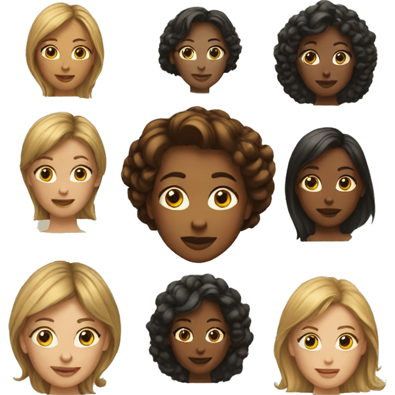 many women emoji