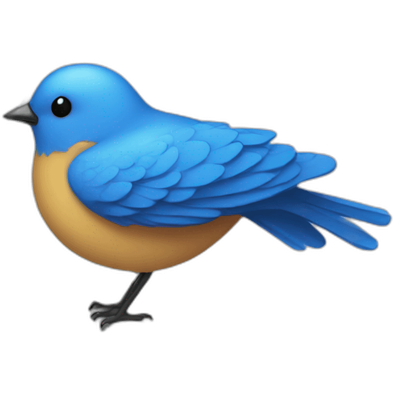 blue-bird-on-keyboard emoji