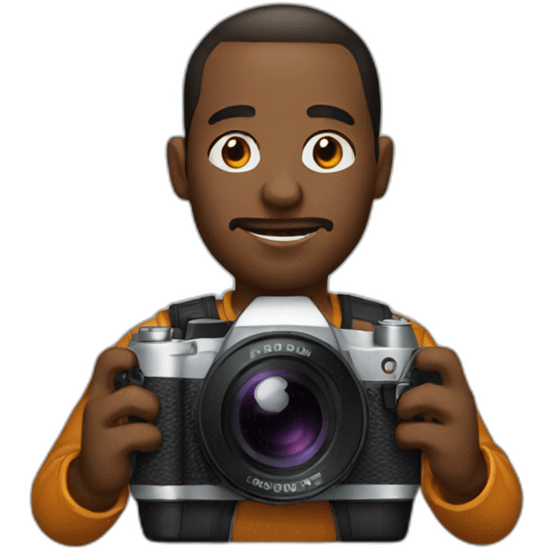 Photographer renting à camera emoji