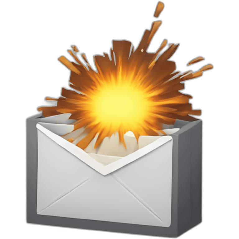 inbox explosion emoji