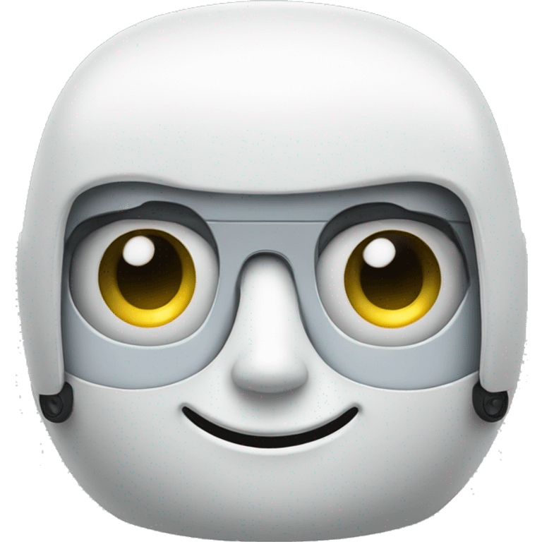 Cute FinTech Robot money for eyes emoji