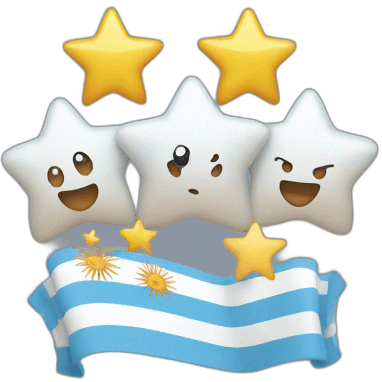 Argentina three stars emoji