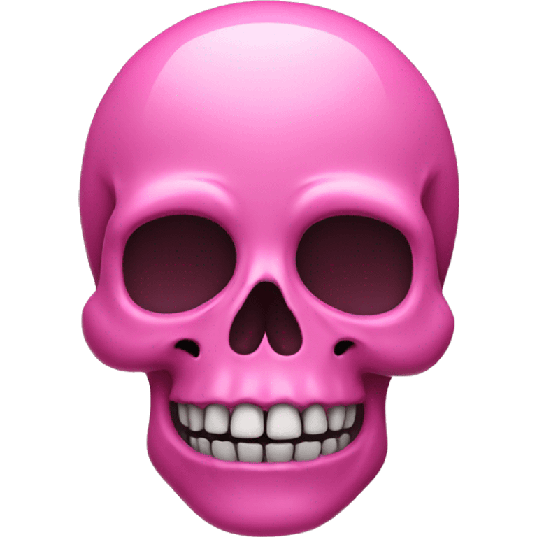 Pink skull emoji