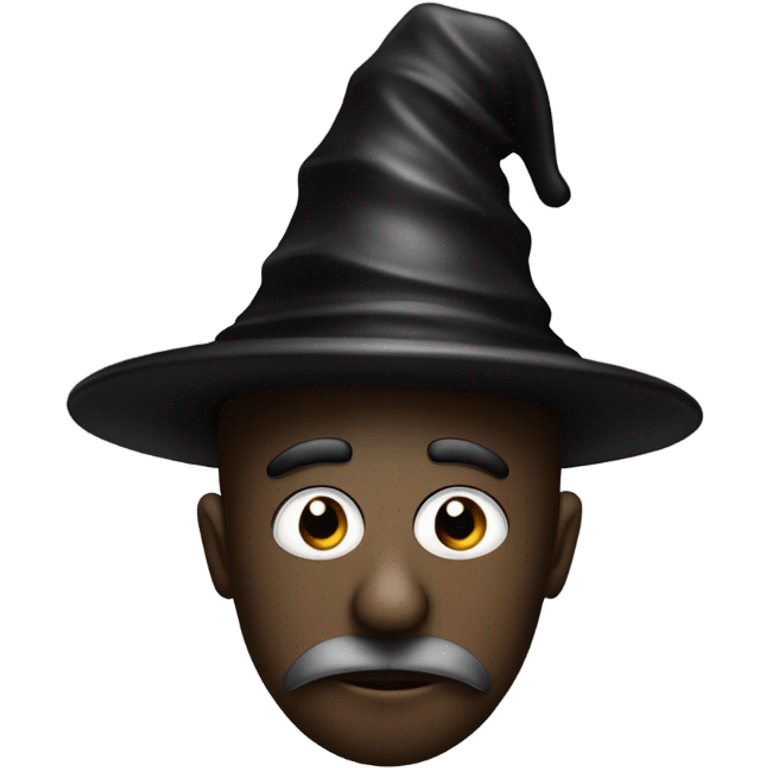 a black chess pawn, just the face, with a wizard hat emoji