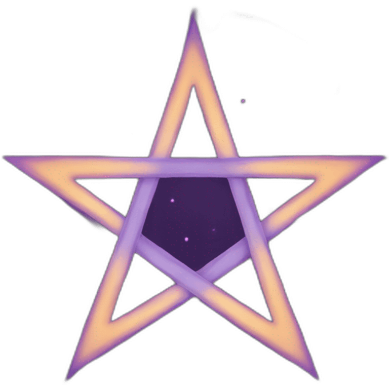 Wicca pentagram emoji