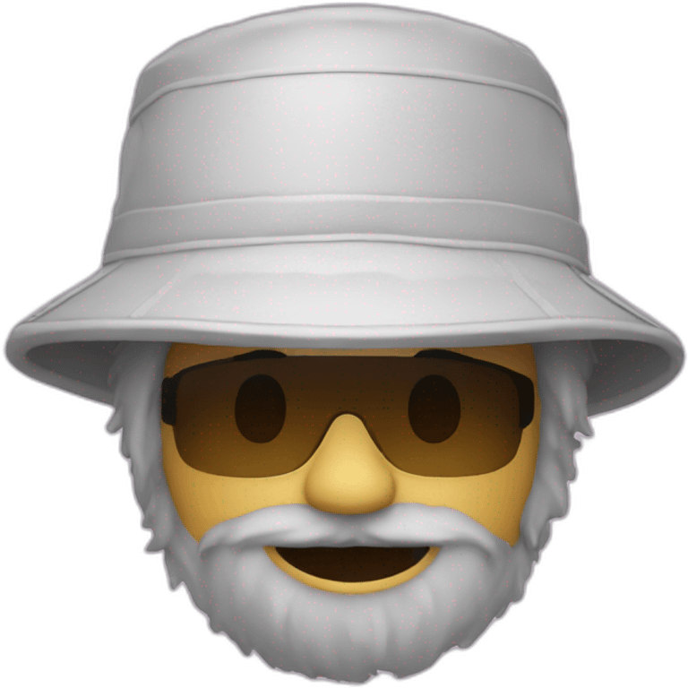 hairy bucket hat emoji