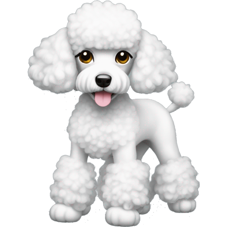 Poodle white  emoji