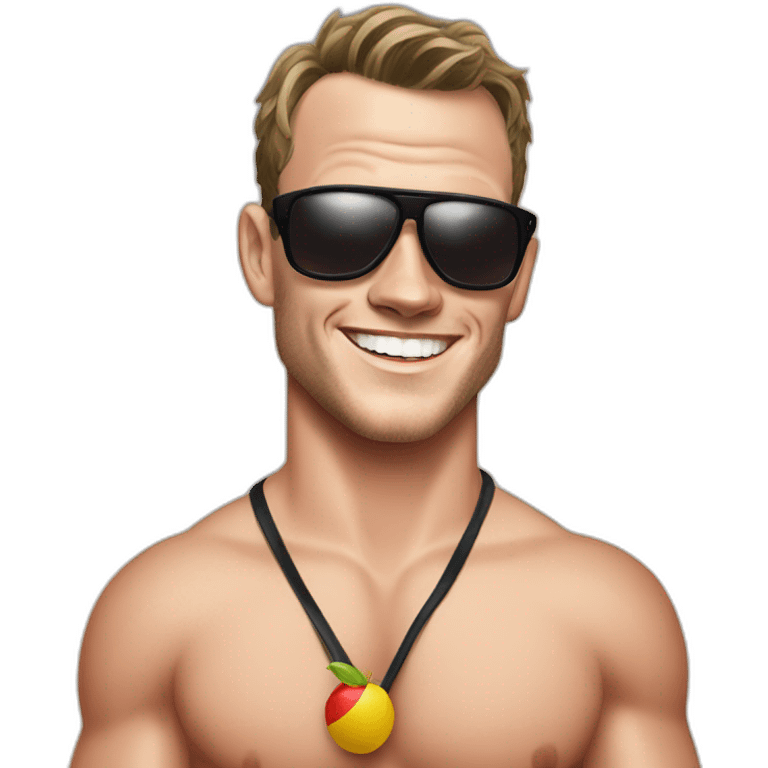 Jonathan Toews as a beach bum  emoji