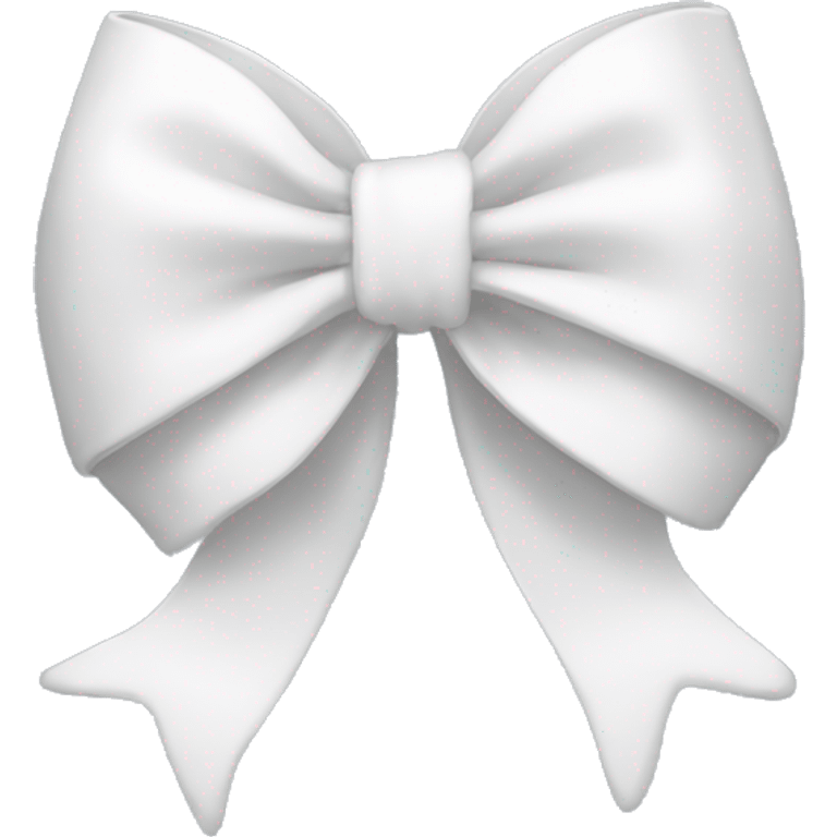 white bow emoji