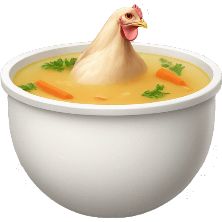 Whole Chicken Soup emoji