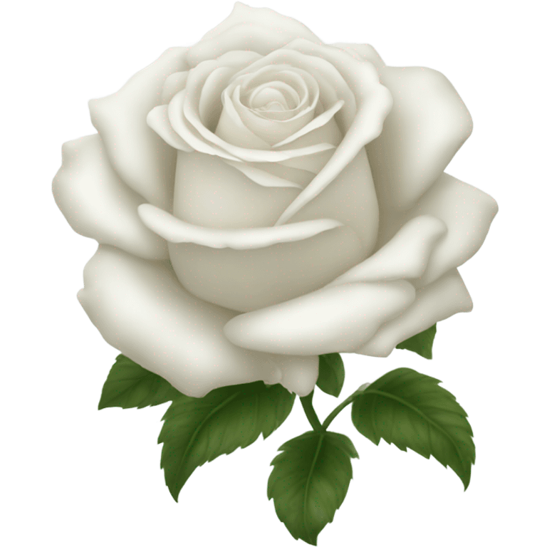 Rosas blancas  emoji