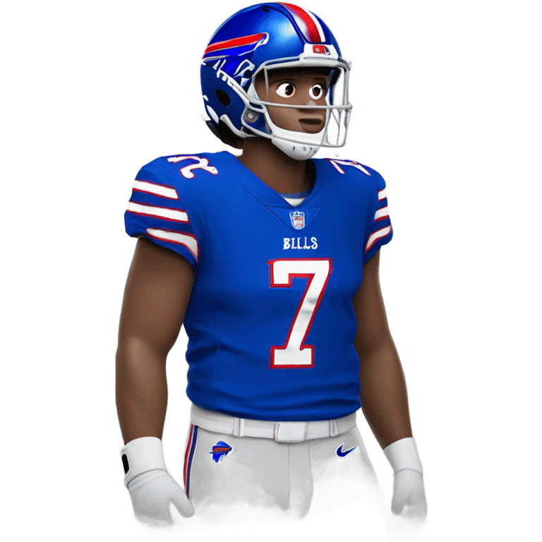 Josh Allen buffalo bills  number 17 mvp emoji