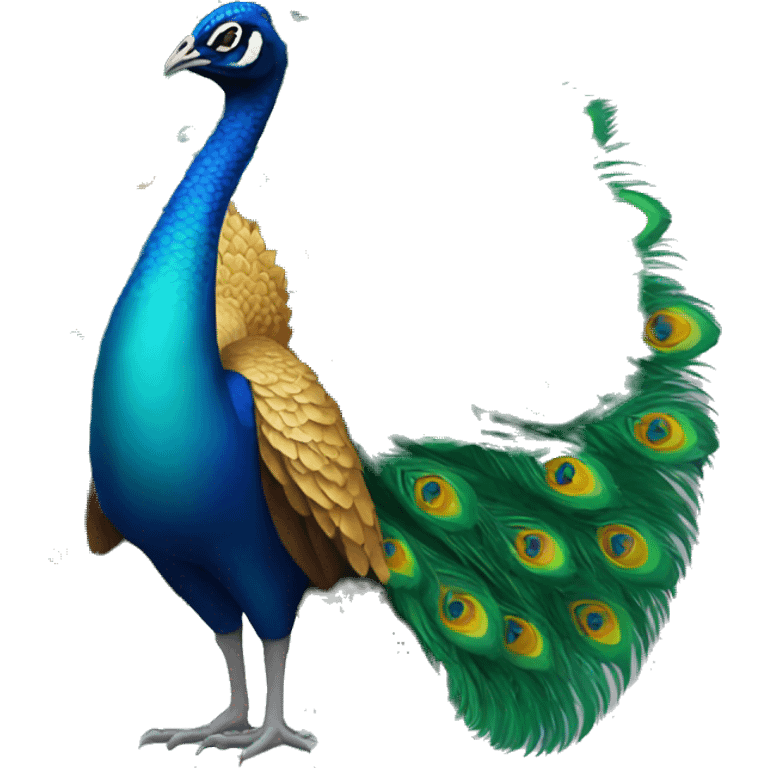 Peacock emoji