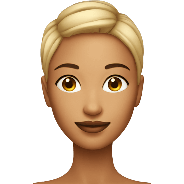 glowing healthy skin woman  emoji