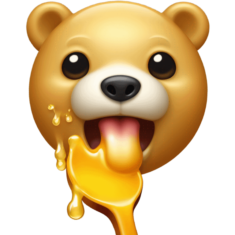 Licking honey  emoji