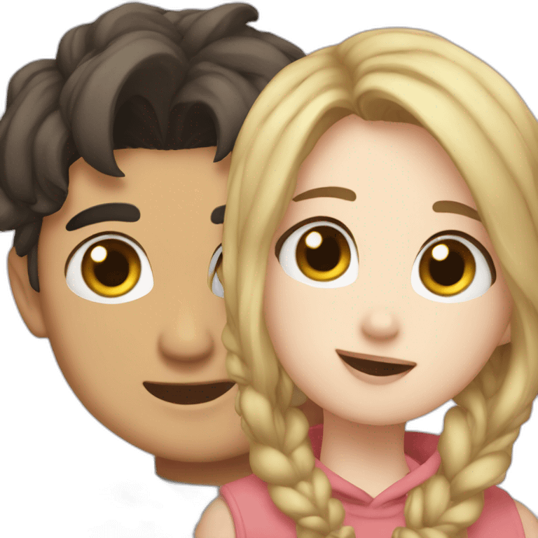 Félix and hyunjin emoji