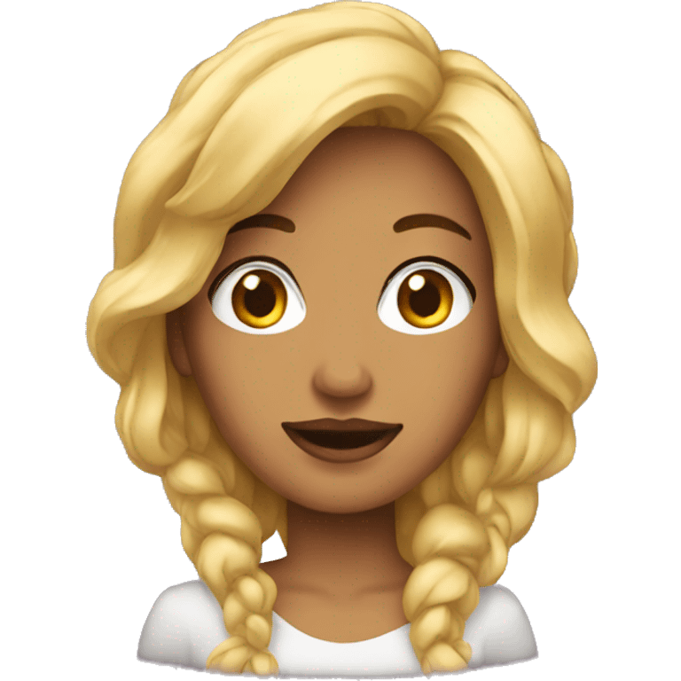 Une femme emoji