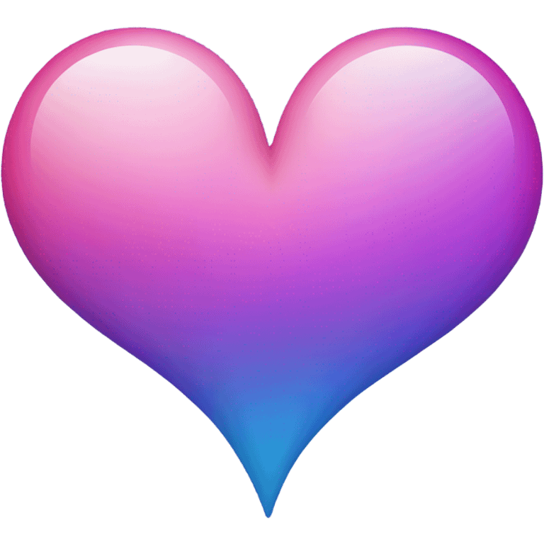 pink, purple and blue heart emoji