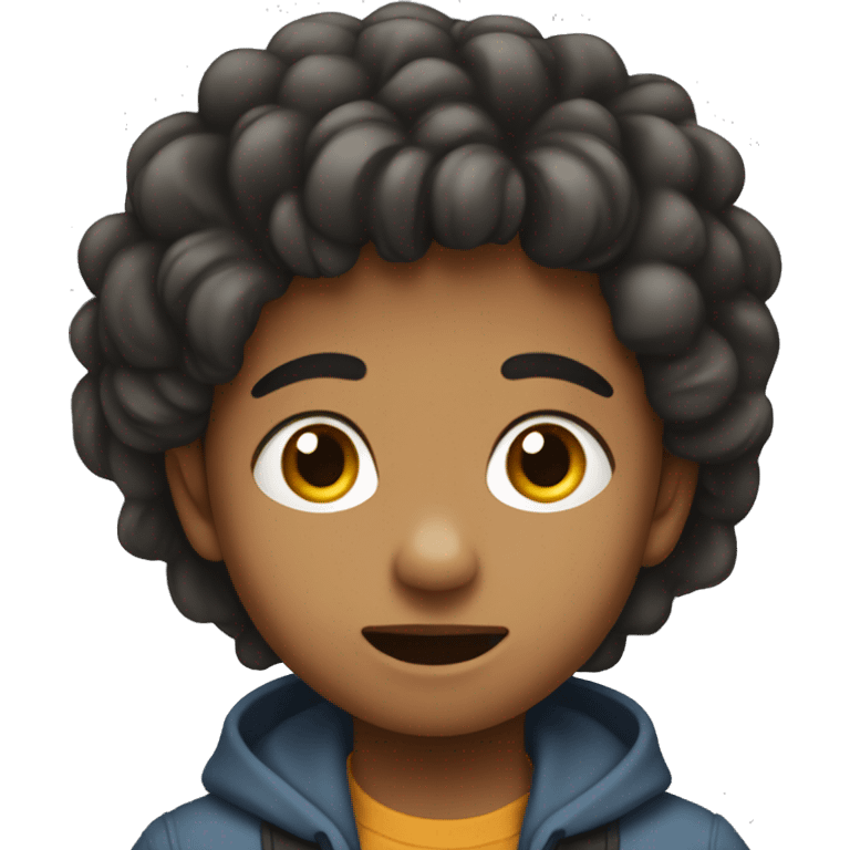 Niño orando emoji