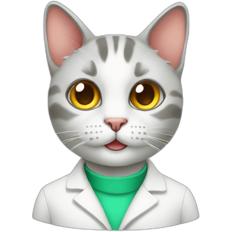 Chemist cat emoji