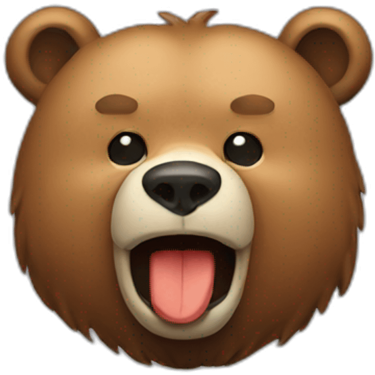 Bear smoker emoji