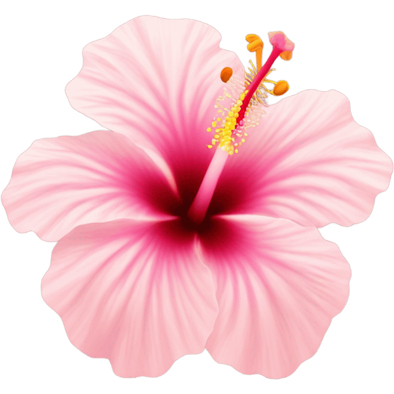 hibiscus pink pastel  emoji