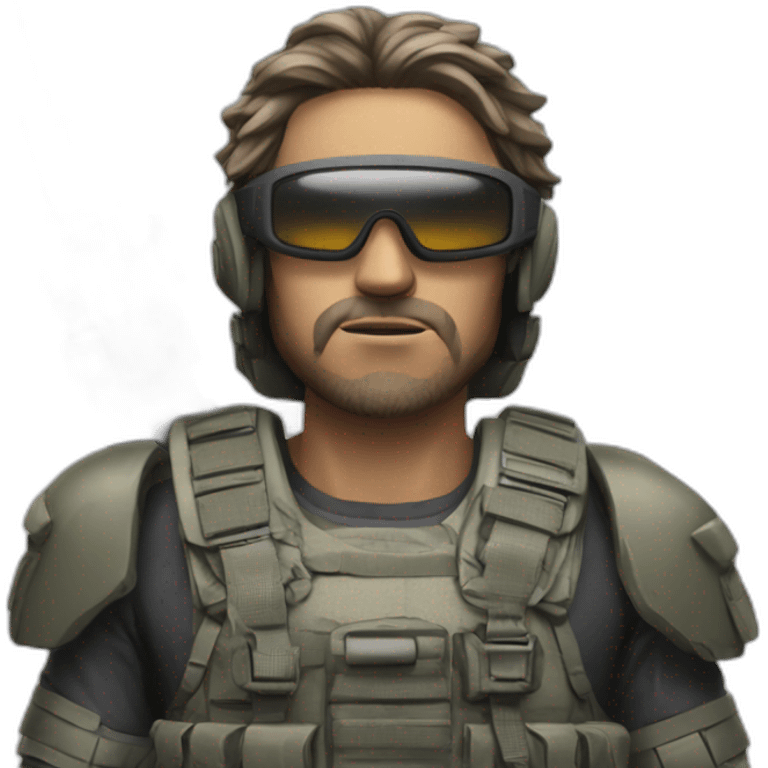 modern warrior with UAV emoji