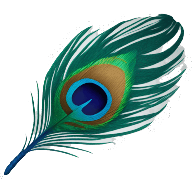 peacock feather emoji