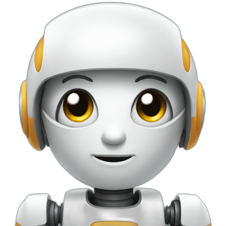 Cute robot emoji