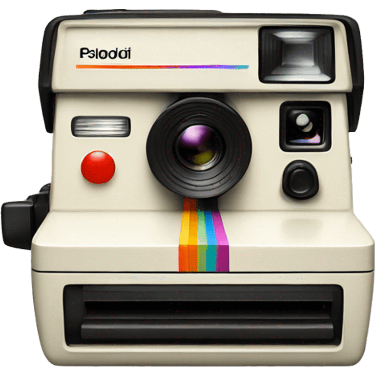 retor polaroid camera emoji