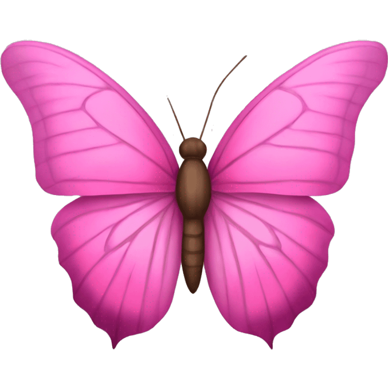 Mariposa rosa emoji