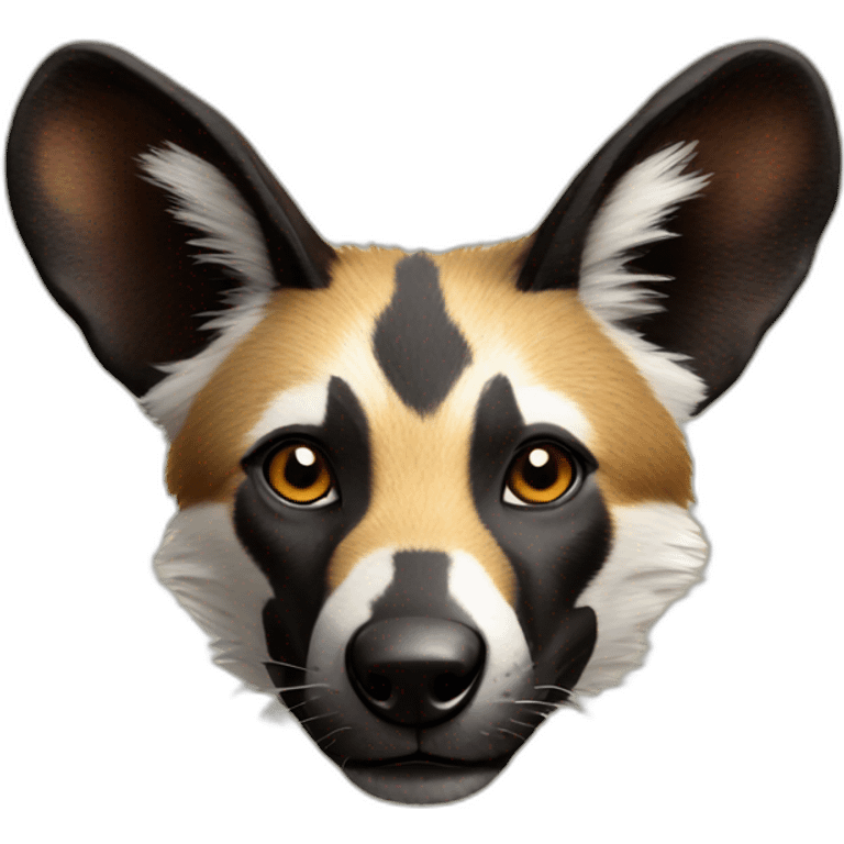 African wild dog emoji