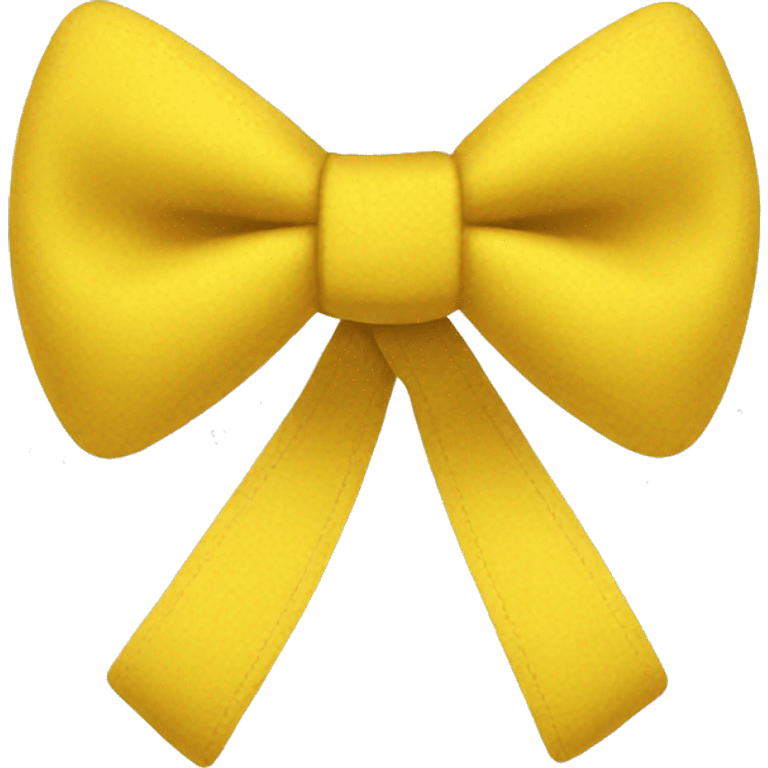 Yellow bowtie emoji