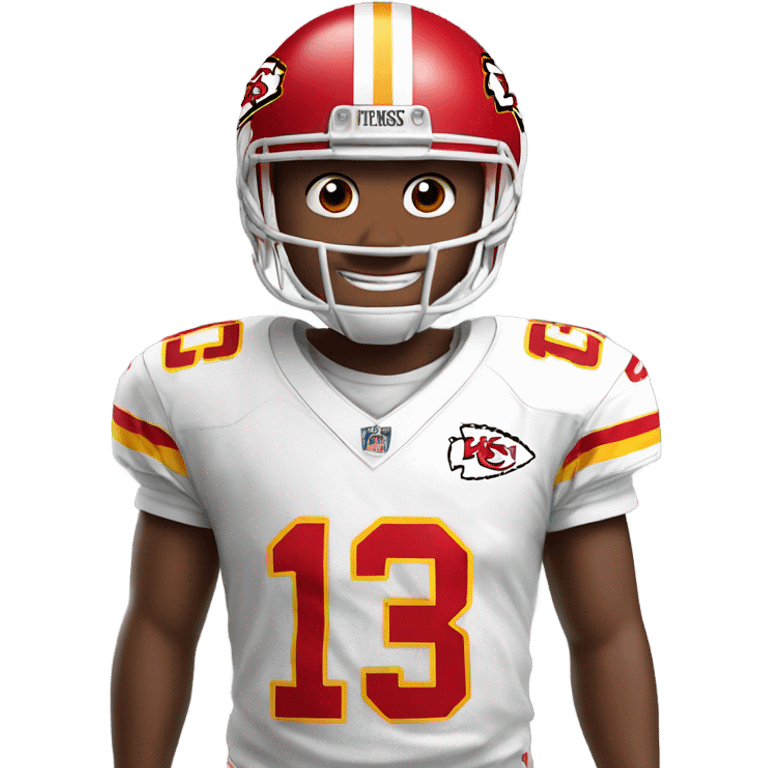 Josh in Kansas City Chiefs jersey emoji