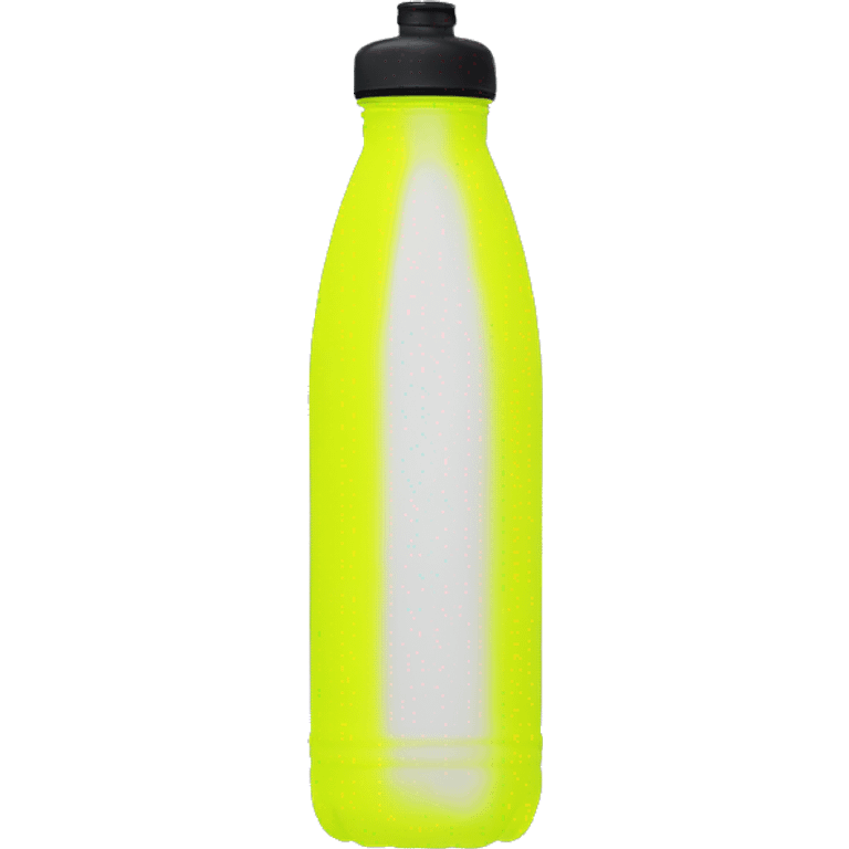 neon yellow water bottle emoji