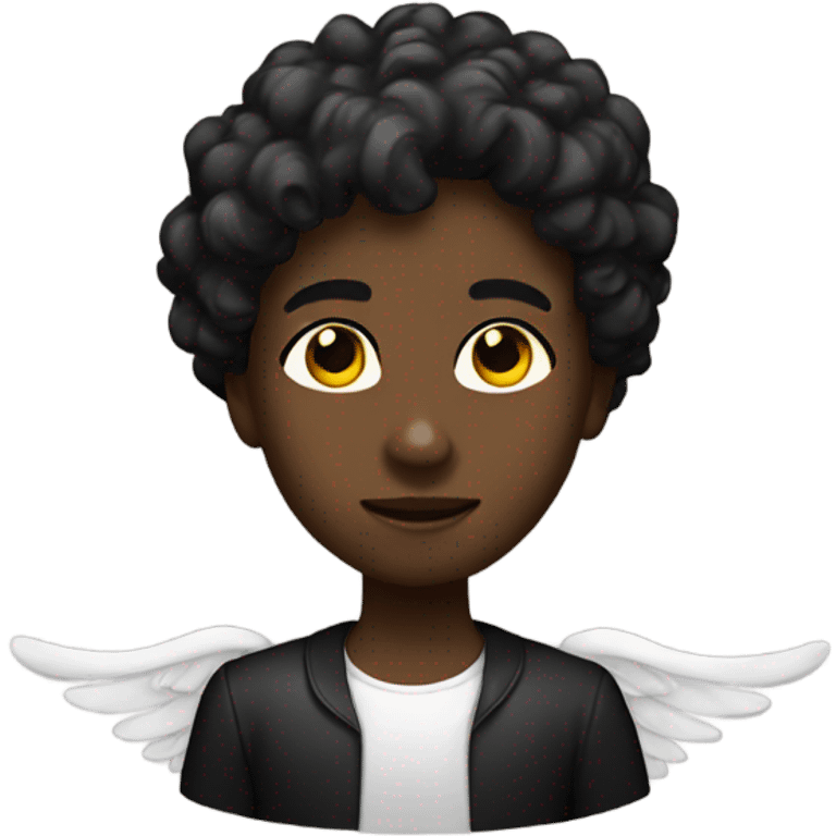 Black Angel  emoji