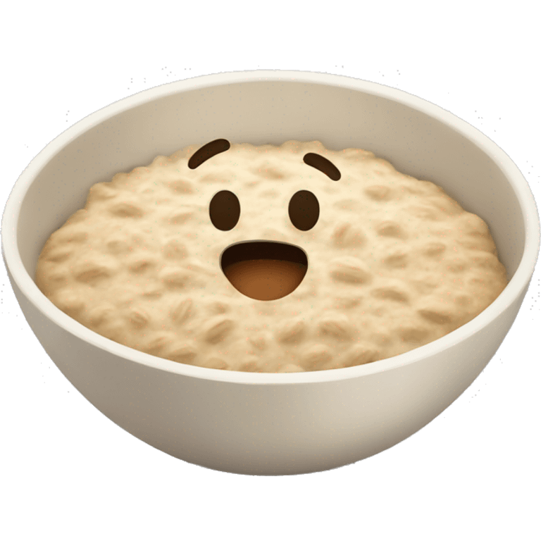 bowl of oatmeal emoji