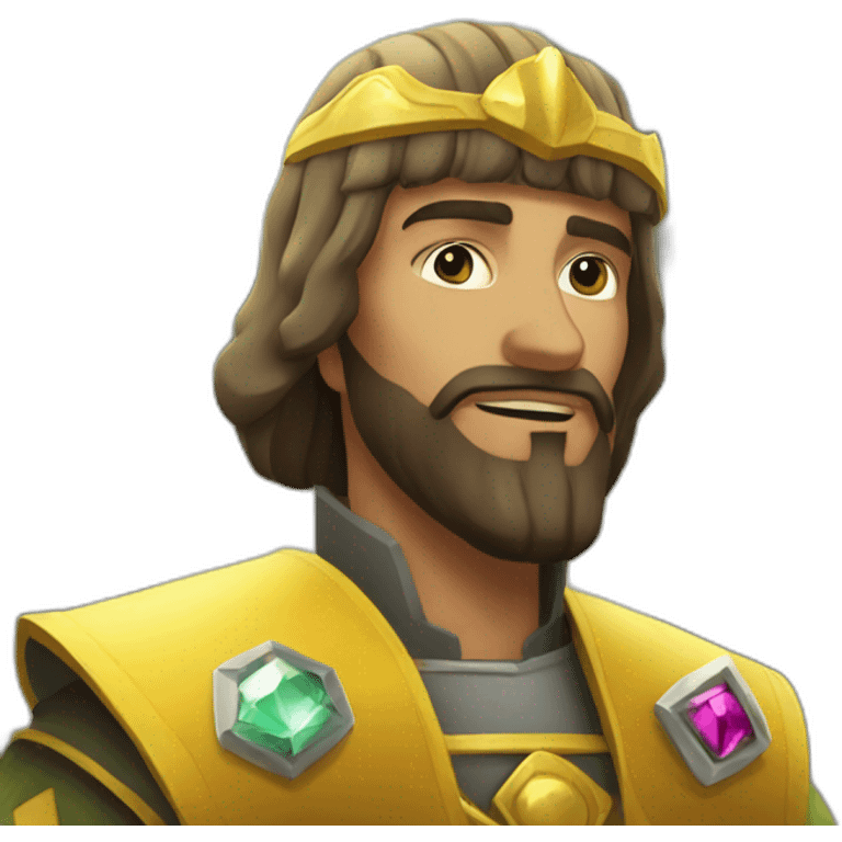 Saladin and his castle of gems emoji