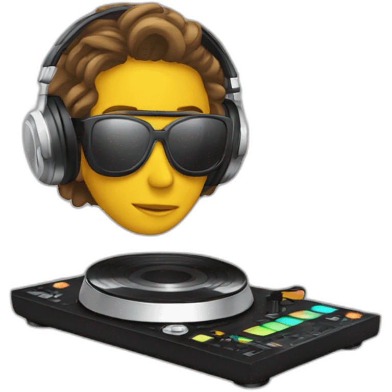 DJ controller  emoji