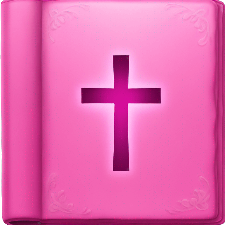 Pink Bible  emoji