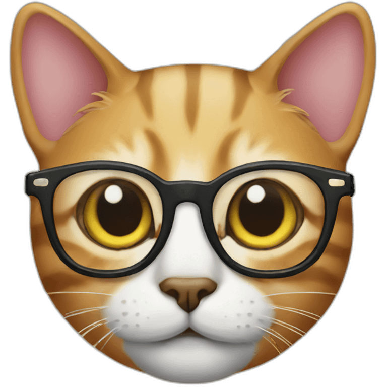 cat with glasses emoji