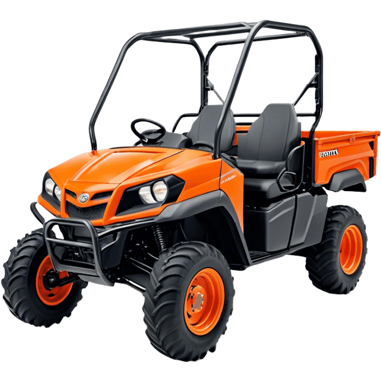 Farm Utility Vehicle (UTV) - Kubota RTV-XG850 (Model Year: 2021) (Iconic colour: Orange) emoji